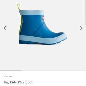 Hunter Big Kid Play Boot Sz US-B8 G9 UK 7